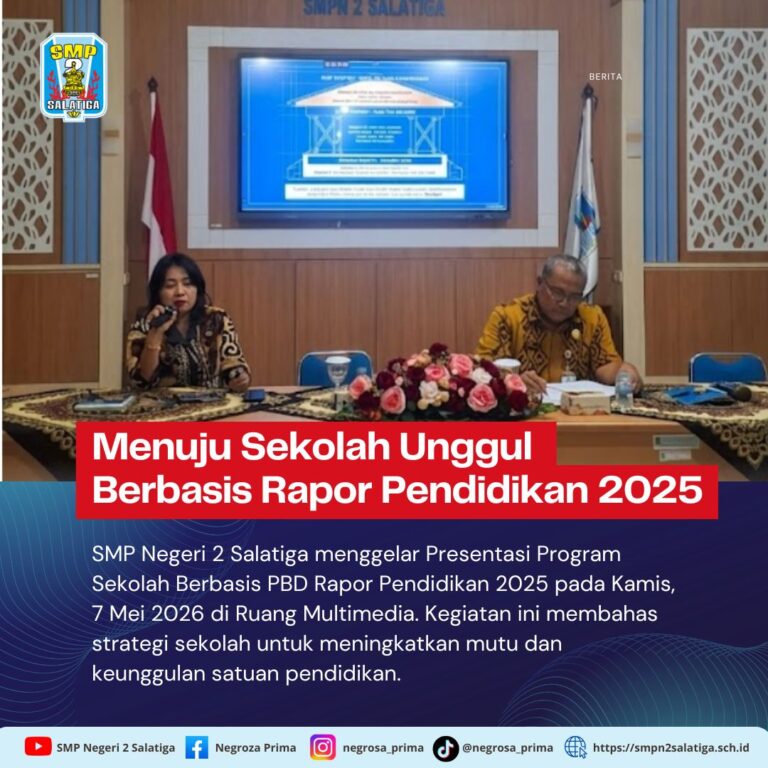 Menuju Sekolah Unggul Berbasis Rapor Pendidikan