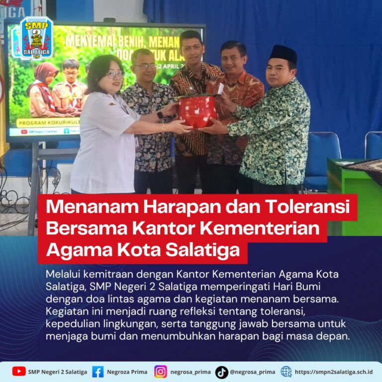 Menanam Harapan dan Toleransi Bersama Kantor Kementerian Agama Kota Salatiga