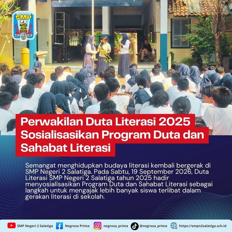 Perwakilan Duta Literasi 2025 Sosialisasikan Program Duta dan Sahabat Literasi